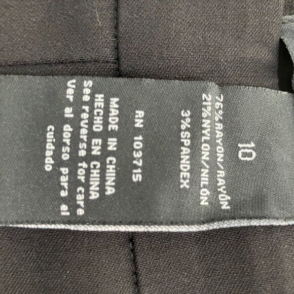 NWT Zac & Rachel Black Pants Size 10 - Picture 4 of 4